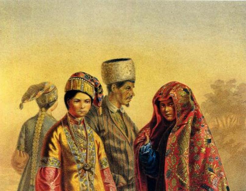 «У нас половина дворянських пологів Росії мала татарські прізвища.  Про мішарські імена та прізвища Татарські прізвища чоловіків
