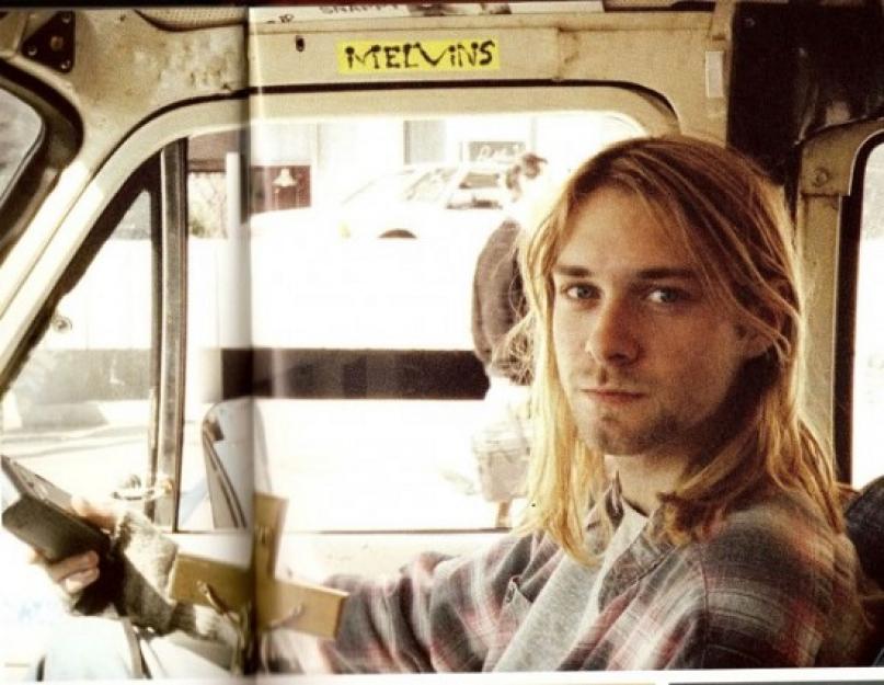 Grupė, miegantis Kurtas Cobainas.  Kurt Cobain - biografija, informacija, ypatingas gyvenimas.  Whistup išmatų medžiaga