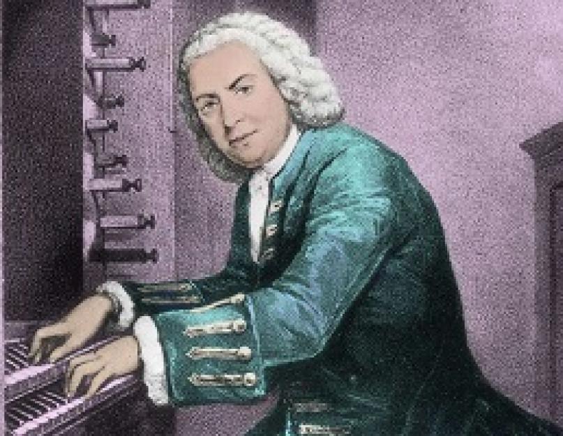 Johann Sebastian Bach: krátký životopis a kreativita.  Biografie Bacha Johann Sebastian Biografie skladatele Bacha pro děti