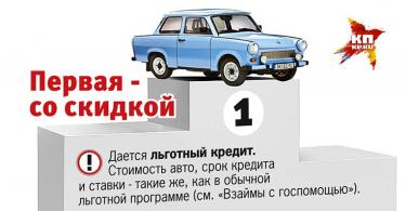 Programul de stat „Prima mașină